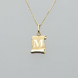Zawieszka złota
litera M