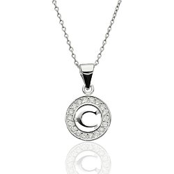 Zawieszka srebrna
literka C z cyrkoniami