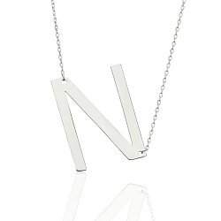 Naszyjnik srebrny
litera N
