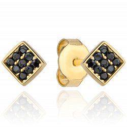 Kolczyki złote
z cyrkoniami