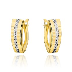 Kolczyki złote
rodowane