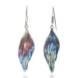 Kolczyki srebrne 
liście