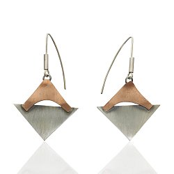 Kolczyki srebrne
z miedzią