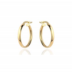 Kolczyki złote
koła gładkie