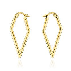 Kolczyki złote
kształt rombu