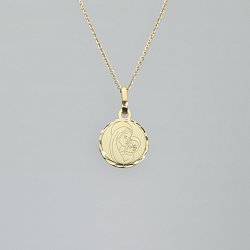 Medalik złoty
diamentowany