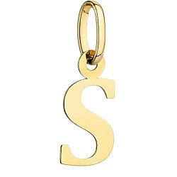 Zawieszka złota
duża literka S