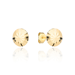 Kolczyki złote
krążki nacinane