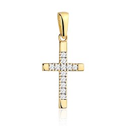 Krzyżyk złoty
z cyrkoniami