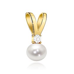 Zawieszka złota
z perłą