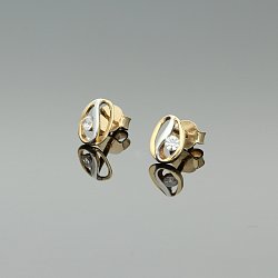 Kolczyki złote
z cyrkoniami